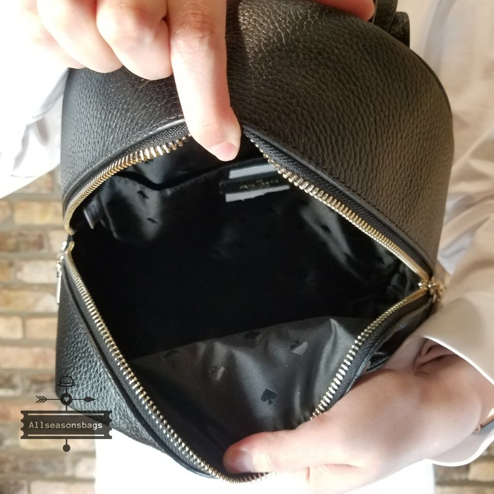Kate spade MEDIUM KARINA backpack black NWT - Picture 9 of 9